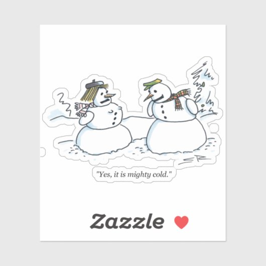 Mighty Cold Aufkleber (Blatt)