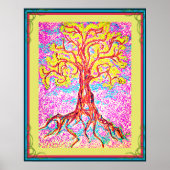 Mighty Colorful Tree Poster (Vorne)