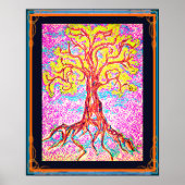 Mighty Colorful Tree Poster (Vorne)