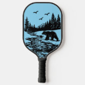 Mighty Forest Bear Pickleball Paddles (Rückseite)