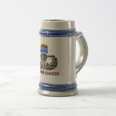 Mighty Im Flugzeug Ranger Paratrooper Bierglas (VorderseiteRechts)