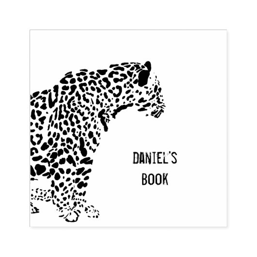 Mighty Jaguar Illustration Gummistempel (Prägung)