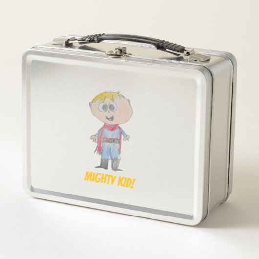 Mighty Kid Lunch Pal Metall Brotdose (Vorderseite)