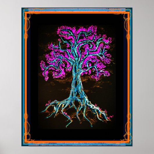 Mighty Lila Tree Poster (Vorne)
