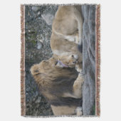 Mighty Lion Liebe Decke (Vorderseite Vertikal)
