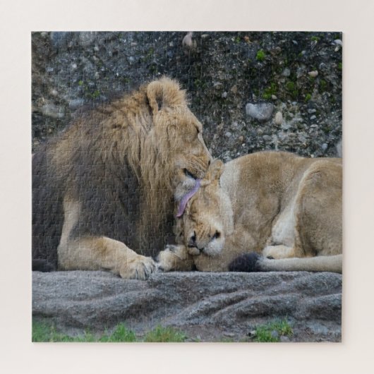 Mighty Lion Liebe Puzzle (Vertikal)