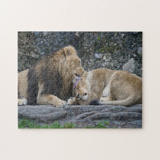 Mighty Lion Liebe Puzzle (Horizontal)