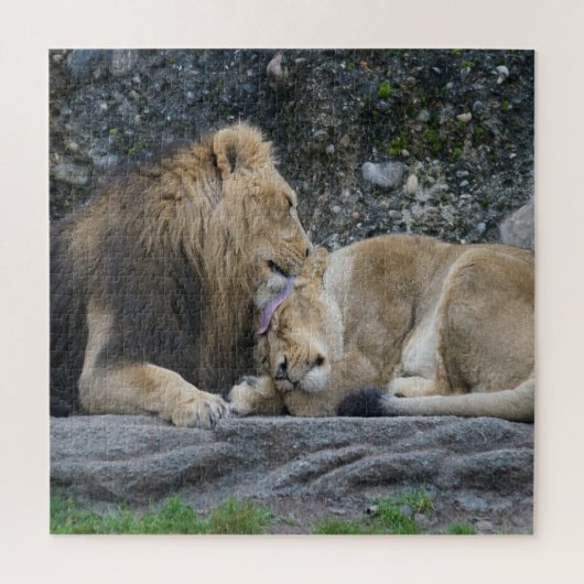 Mighty Lion Liebe Puzzle (Vertikal)