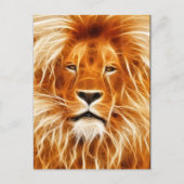Mighty Lion Postcard Postkarte (Vorderseite)