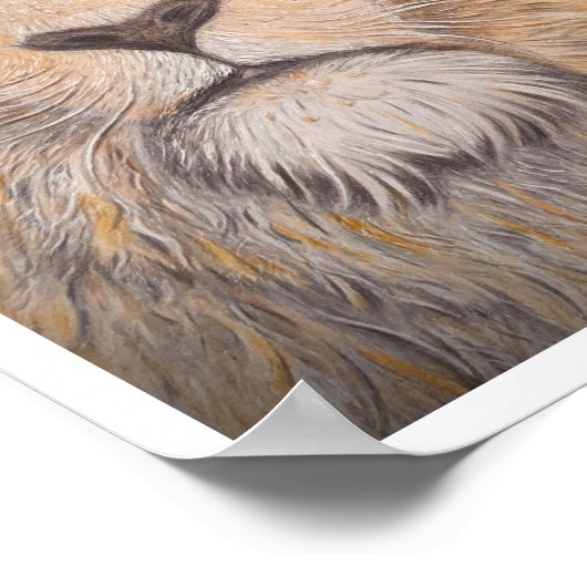 Mighty Lion Poster (Ecke)