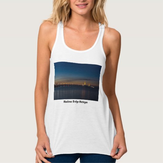 Mighty Mac am Abend Pano Tank Top (Vorderseite)