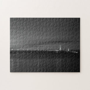 Mighty Mac At Night Pano Grayscale Puzzle