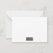 Mighty Mac - Mackinac Bridge - Schlichter Notecard Mitteilungskarte (Rückseite)