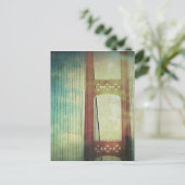 Mighty Mackinac Bridge Michigan Postkarte (Stehend Vorderseite)