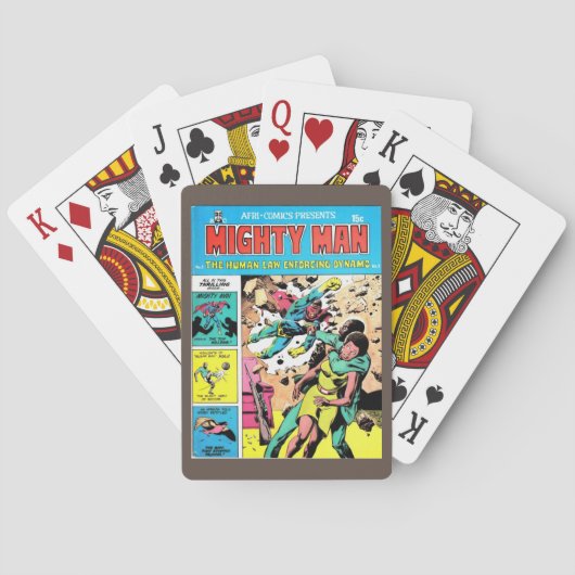 Mighty Man 4 Spielkarten (Rückseite)