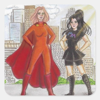 Mighty Meaghan und Brave Breanne Aufkleber