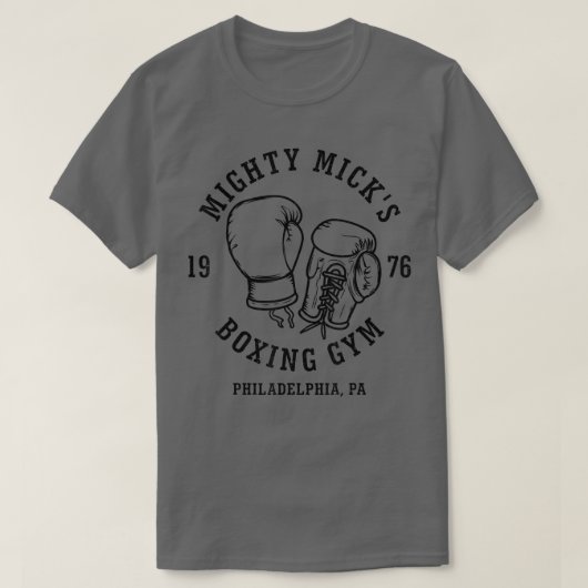 Mighty Mick's Boing Gym 1976  T-Shirt (Design vorne)