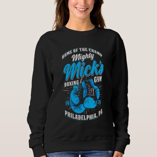 Mighty Micks Boxing Gym Vintag Gloves Retro Sweatshirt (Vorderseite)
