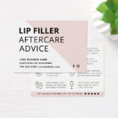 Mighty Modern Lip Filler Aftercare Card (Schreibtisch)