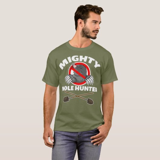 Mighty Mole Hunter T-Shirt (Vorne ganz)
