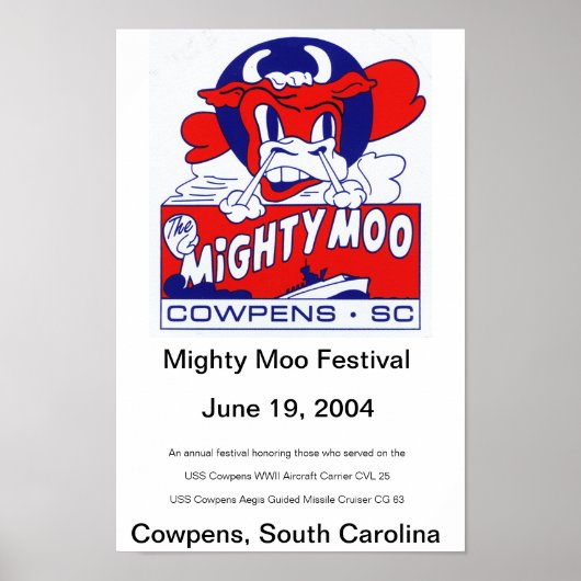 Mighty Moo Festival 2004 Poster (Vorne)