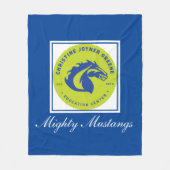 Mighty Mustangs Fleece Blanket (Vorderseite)