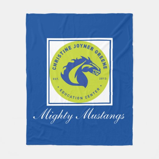 Mighty Mustangs Fleece Blanket (Vorderseite)