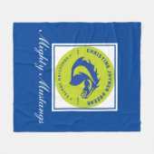 Mighty Mustangs Fleece Blanket (Vorderseite (Horizontal))