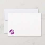 Mighty Nizz und die Fireflies Dankeskarte (Rückseite)