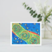 Mighty Octopus Postkarte (Stehend Vorderseite)