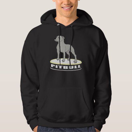 Mighty Pitbull Graphic Hoodie (Vorderseite)