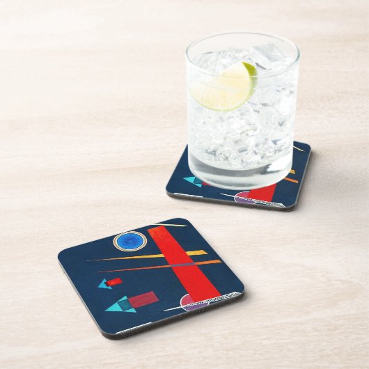 Mighty Red - Kandinsky Getränkeuntersetzer (Rechte Seite)