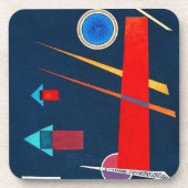 Mighty Red - Kandinsky Getränkeuntersetzer (Vorderseite)