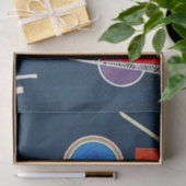 Mighty Red -  Kandinsky Modern Art Decoupage  Seidenpapier (Geschenk)