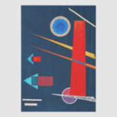 Mighty Red -  Kandinsky Modern Art Decoupage  Seidenpapier (Vorderseite)