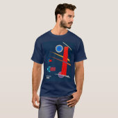 Mighty Red - Kandinsky T-Shirt (Vorne ganz)