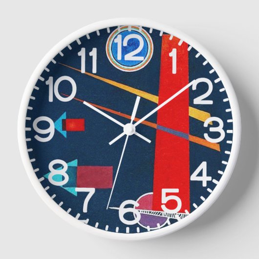 Mighty Red - Kandinsky Uhr (Vorderseite)