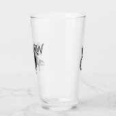Mighty Taurus Bull Zodiac Monogram Glas (Links)