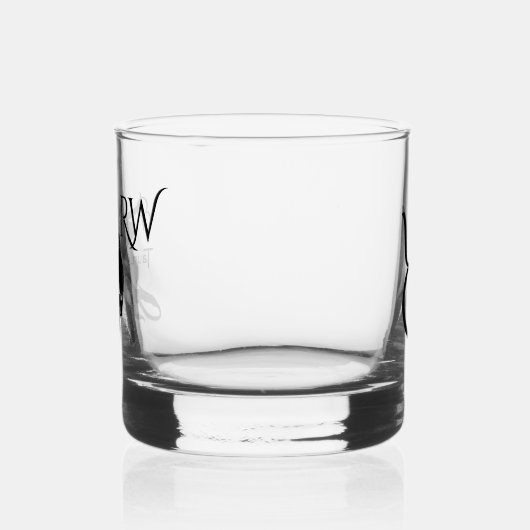 Mighty Taurus Bull Zodiac Monogram Whiskyglas (Links)
