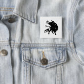 Mighty Taurus The Bull Zodiac Button (Beispiel)