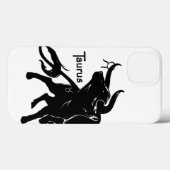 Mighty Taurus The Bull Zodiac Case-Mate iPhone Hülle (Rückseite (Horizontal))