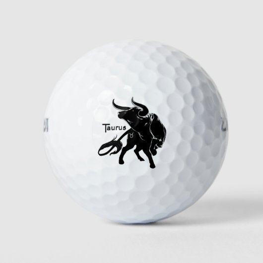 Mighty Taurus The Bull Zodiac Golfball (Vorderseite)