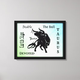 Mighty Taurus The Bull Zodiac Leinwanddruck