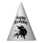 Mighty Taurus The Bull Zodiac Partyhütchen (Vorderseite)