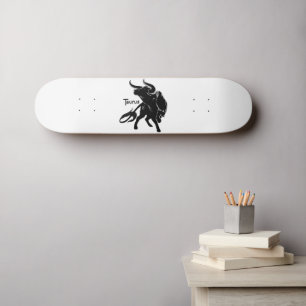Mighty Taurus the Bull Zodiac Skateboard