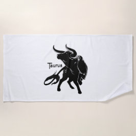 Mighty Taurus The Bull Zodiac Strandtuch