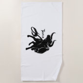 Mighty Taurus The Bull Zodiac Strandtuch (Vorderseite)