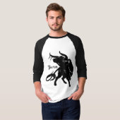 Mighty Taurus The Bull Zodiac T-Shirt (Vorne ganz)