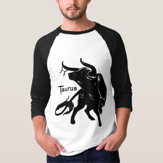 Mighty Taurus The Bull Zodiac T-Shirt (Vorderseite)
