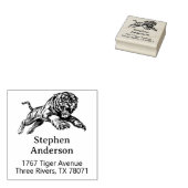 Mighty Tiger Return Address Stamp Gummistempel (Stempel)